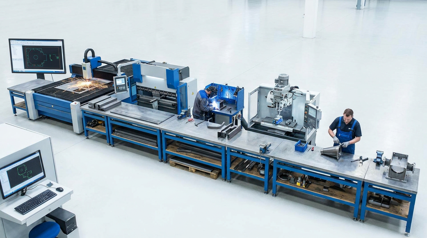 Fabricação de peças metálicas: processos e terceirização
